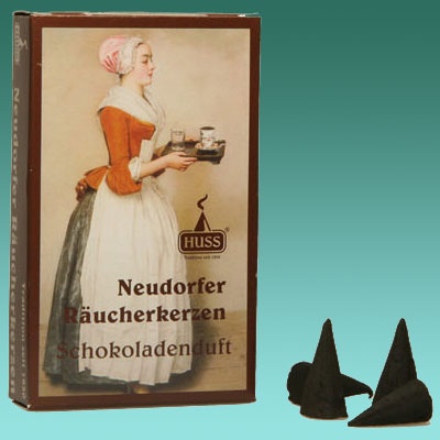 24 BxHxT 6,5 cmx12,5 cmx2,5 cm NEU Zubehör Neudorfer Räucherkerzen Schokolade 