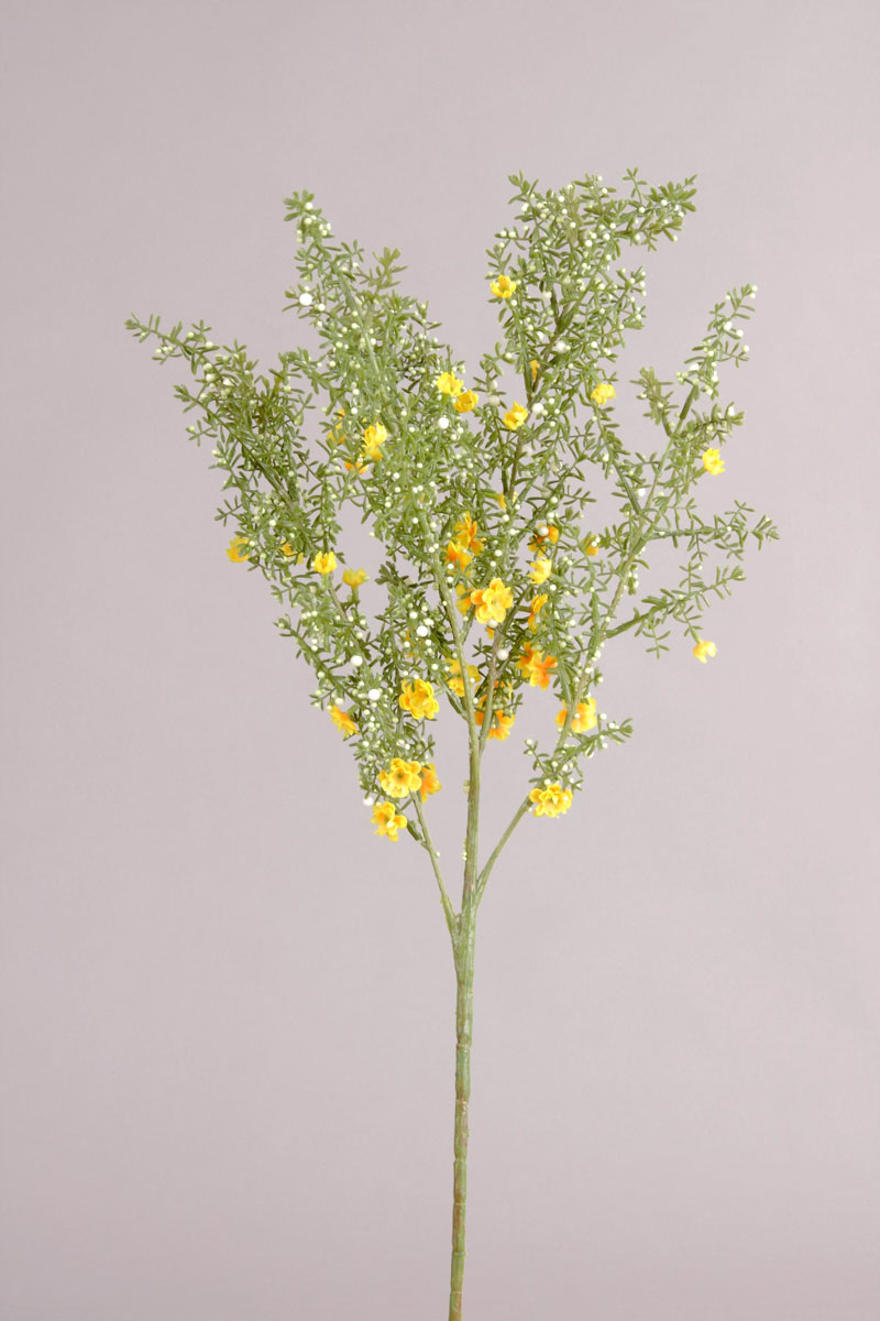 Wax Flower, gelb, 69cm