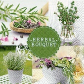 Serviette Herbal bouquet, Auslaufartikel